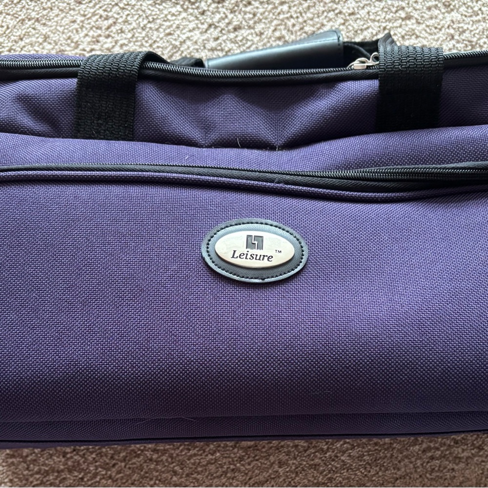 Purple travel bag
